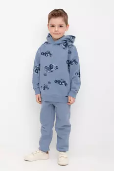 Брюки для мальчиков CROCKID, КР 400752, цвет - голубой