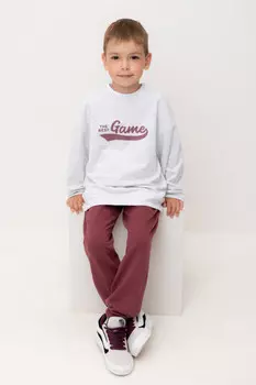 Брюки для мальчиков CROCKID, КР 400789, цвет - коричневый