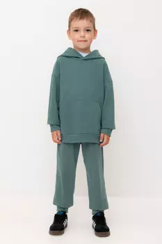 Брюки для мальчиков CROCKID, КР 400813, цвет - зеленый