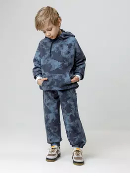 Брюки для мальчиков CROCKID, КР 400834, цвет - синий