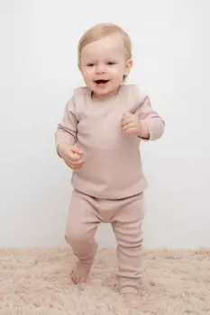 Брюки для новорожденных CROCKID, К 400631, цвет - бежевый