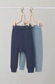 Брюки для новорожденных CROCKID, К 400715-2уп, цвет - синий