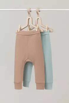 Брюки для новорожденных CROCKID, К 400715-2уп, цвет - голубой