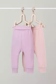 Брюки для новорожденных CROCKID, К 400715-2уп, цвет - розовый