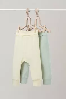 Брюки для новорожденных CROCKID, К 400715-2уп, цвет - зеленый