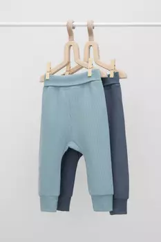 Брюки для новорожденных CROCKID, К 400715-2уп, цвет - серый