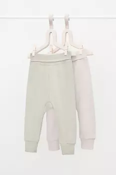 Брюки для новорожденных CROCKID, К 400715-2уп, цвет - серый