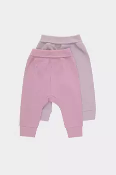 Брюки для новорожденных CROCKID, К 400715-2уп, цвет - розовый
