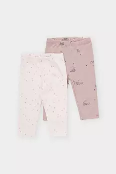 Брюки для новорожденных CROCKID, К 400716-2уп, цвет - светло-бежевый