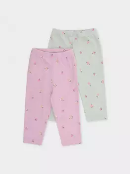 Брюки для новорожденных CROCKID, К 400785-2уп, цвет - зеленый