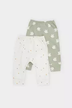 Брюки для новорожденных CROCKID, К 4718-2уп, цвет - сливки2