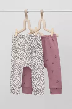 Брюки для новорожденных CROCKID, К 4718-2уп, цвет - розовый