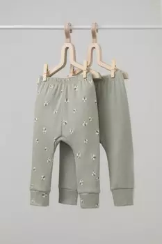 Брюки для новорожденных CROCKID, К 4718-2уп, цвет - хаки