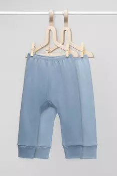 Брюки для новорожденных CROCKID, К 4718-2уп, цвет - синий