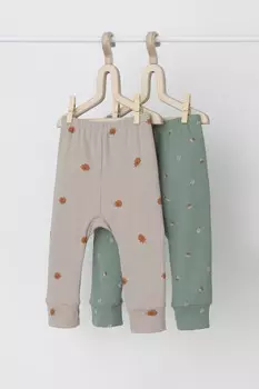 Брюки для новорожденных CROCKID, К 4718-2уп, цвет - коричневый