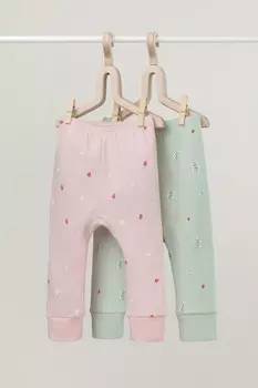 Брюки для новорожденных CROCKID, К 4718-2уп, цвет - зеленый