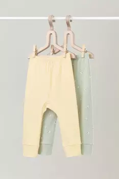 Брюки для новорожденных CROCKID, К 4718-2уп, цвет - желтый