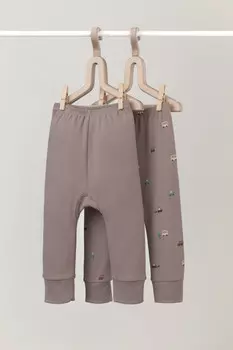 Брюки для новорожденных CROCKID, К 4718-2уп, цвет - коричневый