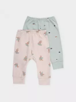 Брюки для новорожденных CROCKID, К 4718-2уп, цвет - голубой