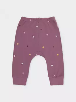 Брюки для новорожденных CROCKID, К 4718, цвет - фиолетовый