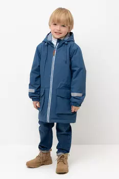 Демисезонная куртка для мальчика с утеплителем для мальчиков CROCKID, ВК 30147/1 УЗГ, цвет - темно-синий