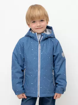 Демисезонная куртка для мальчика с утеплителем для мальчиков CROCKID, ВК 30146/н/1 Ал, цвет - синий