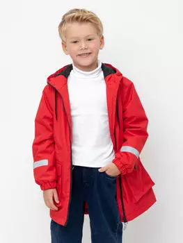 Демисезонная куртка для мальчика с утеплителем для мальчиков CROCKID, ВК 30148/1 УЗГ, цвет - красный