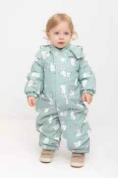 Демисезонный комбинезон для девочек CROCKID, ВК 60085/н/44 ГР, цвет - минт