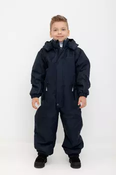 Демисезонный комбинезон для мальчика с утеплителем для мальчиков CROCKID, ВК 60112/1 УЗГ, цвет - синий