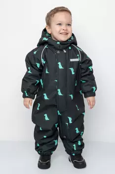 Демисезонный комбинезон для мальчиков CROCKID, ВК 60085/н/9 ГР, цвет - черный3