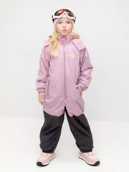 Демисезонный комбинезон с утеплителем для девочки для девочек CROCKID, ВК 60125/1 УЗГ, цвет - ярко-розовый