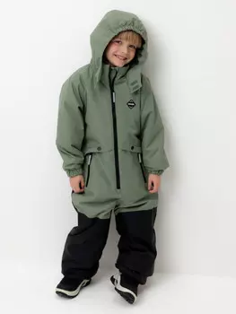 Демисезонный комбинезон с утеплителем для мальчика для мальчиков CROCKID, ВК 60126/1 УЗГ, цвет - хаки
