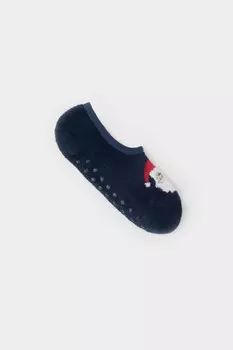 Детские махровые носки для мальчиков CROCKID, К 9659/3 ФВ, цвет - синий