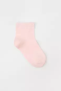 Детские трикотажные носки для девочек CROCKID, К 9664/2 ФВ, цвет - розовый