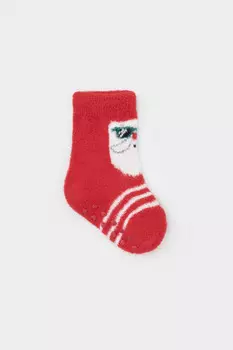 Детские трикотажные носки для мальчиков CROCKID, К 9660/3 ФВ, цвет - красный