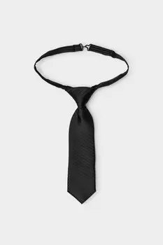 Детский галстук из жаккардового текстиля для мальчиков CROCKID, АК 10090/3 ФВ, цвет - черный