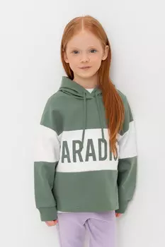 Джемпер для девочек CROCKID, К 301691, цвет - зеленый