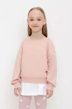 Джемпер для девочек CROCKID, К 302119, цвет - розовый