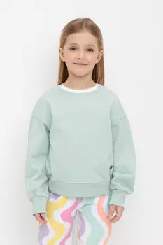 Джемпер для девочек CROCKID, К 302119, цвет - голубой