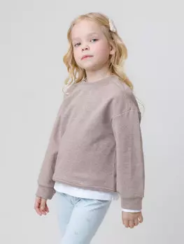 Джемпер для девочек CROCKID, КП 302289, цвет - коричневый