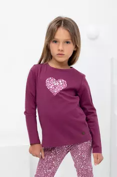 Джемпер для девочек CROCKID, КР 302178/1, цвет - фиолетовый