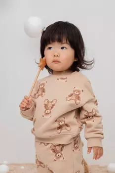 Джемпер для девочек CROCKID, КР 302188, цвет - светло-бежевый