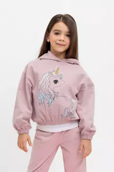 Джемпер для девочек CROCKID, КР 302323, цвет - розовый