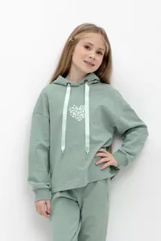 Джемпер для девочек CROCKID, КР 302448, цвет - минт
