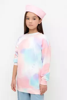 Джемпер для девочек CROCKID, КР 302671-1, цвет - мульти