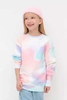 Джемпер для девочек CROCKID, КР 302671, цвет - мульти