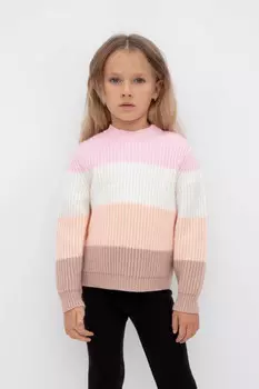 Джемпер для девочек CROCKID, КВ 30136, цвет - розовый