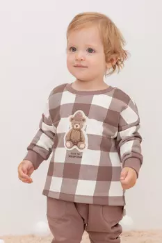 Джемпер для мальчиков CROCKID, КР 302189, цвет - бежевый