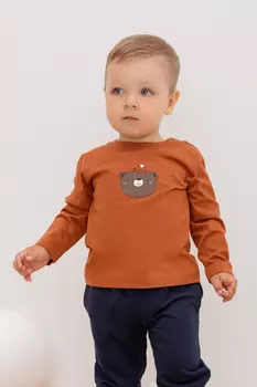 Джемпер для мальчиков CROCKID, КР 302213, цвет - коричневый