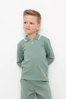 Джемпер для мальчиков CROCKID, КР 302238, цвет - зеленый
